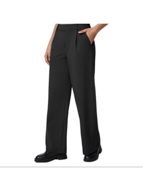 Size XS Halara Flex High Waisted Plicated Side Pocket Straight Leg Work Pants